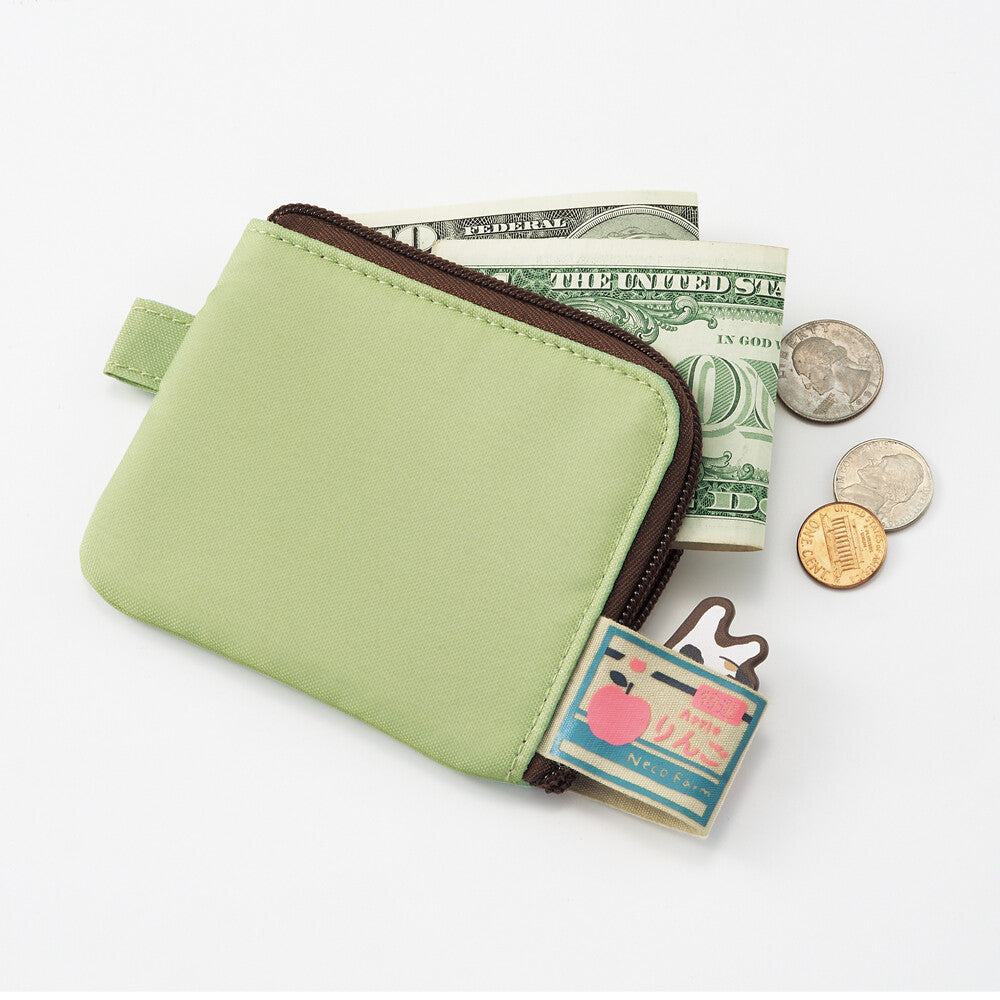 LIHIT LAB Flat Card Pouch - Indigo Blue - Cat&
