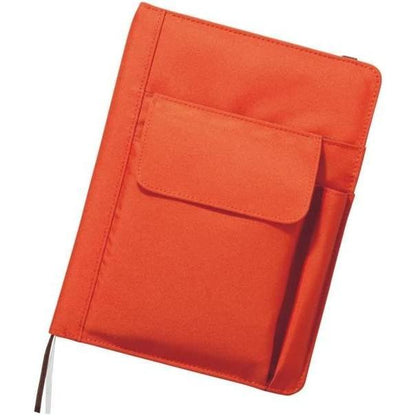 LIHIT LAB SMART FIT A5 Cover Notebook - Orange - Default Title by Techo Treats Stationery