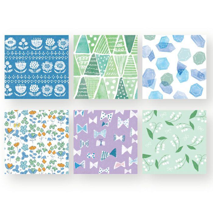Little Box Assorted Origami - Cool Color - Furukawa Shiko - Default Title by Techo Treats Stationery