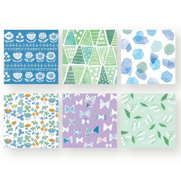Little Box Assorted Origami - Cool Color - Techo Treats