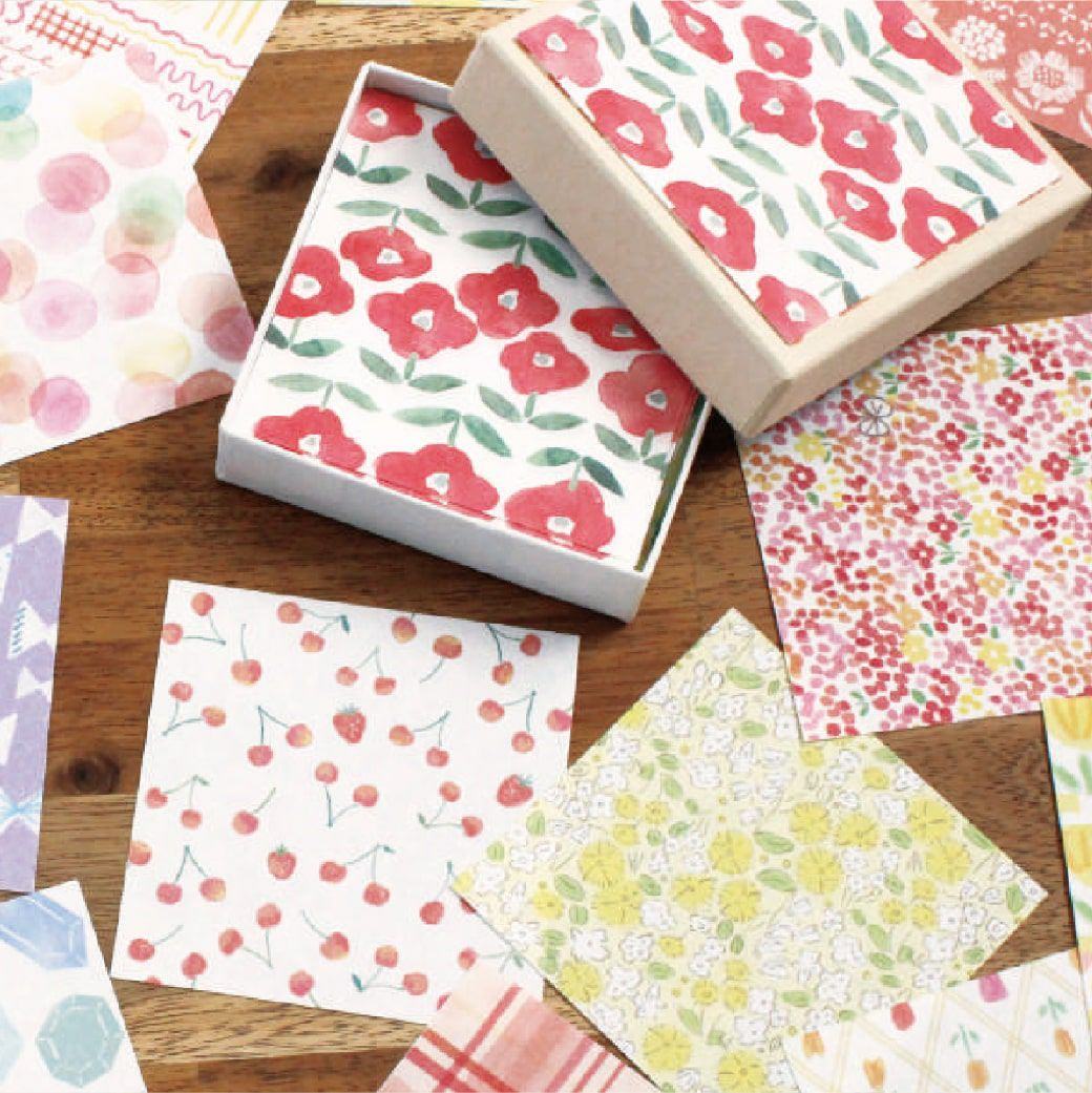 Little Box Assorted Origami - Warm Color - Furukawa Shiko - Default Title by Techo Treats Stationery