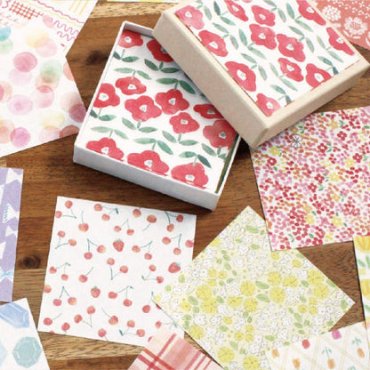 Little Box Assorted Origami - Warm Color - Furukawa Shiko - Default Title by Techo Treats Stationery