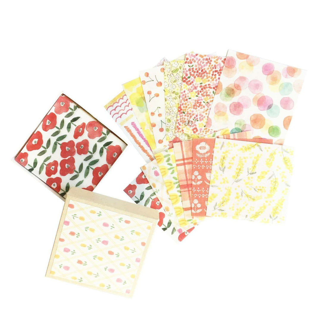 Little Box Assorted Origami - Warm Color - Furukawa Shiko - Default Title by Techo Treats Stationery