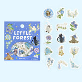 Little Forest Foil-stamped Flake Seal - Blue - Techo Treats