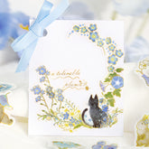 Little Forest Foil-stamped Flake Seal - Blue - Techo Treats