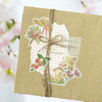 Little Forest Foil-stamped Flake Seal - Pink - Techo Treats