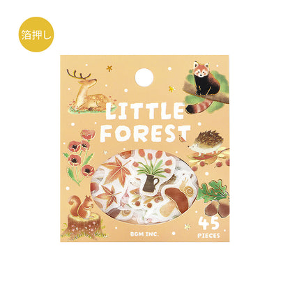 Little Forest Foil-stamped Flake Seal - Yellow - Techo Treats