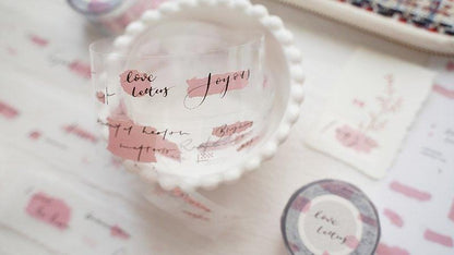 love letter - Masking Tape with Release Paper (Washi / PET) - Techo Treats