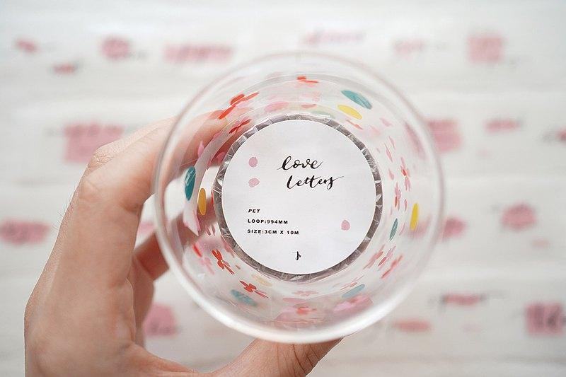 love letter - Masking Tape with Release Paper (Washi / PET) - Techo Treats