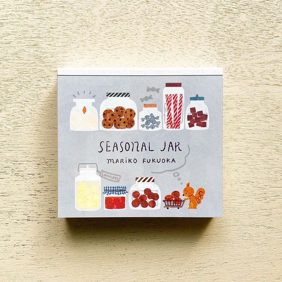 Mariko Fukuoka Block Memo - SEASONAL JAR - cozyca products - Default Title by Techo Treats Stationery