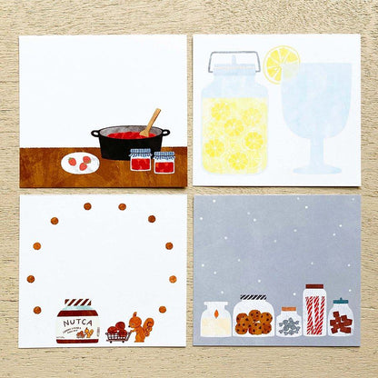 Mariko Fukuoka Block Memo - SEASONAL JAR - cozyca products - Default Title by Techo Treats Stationery