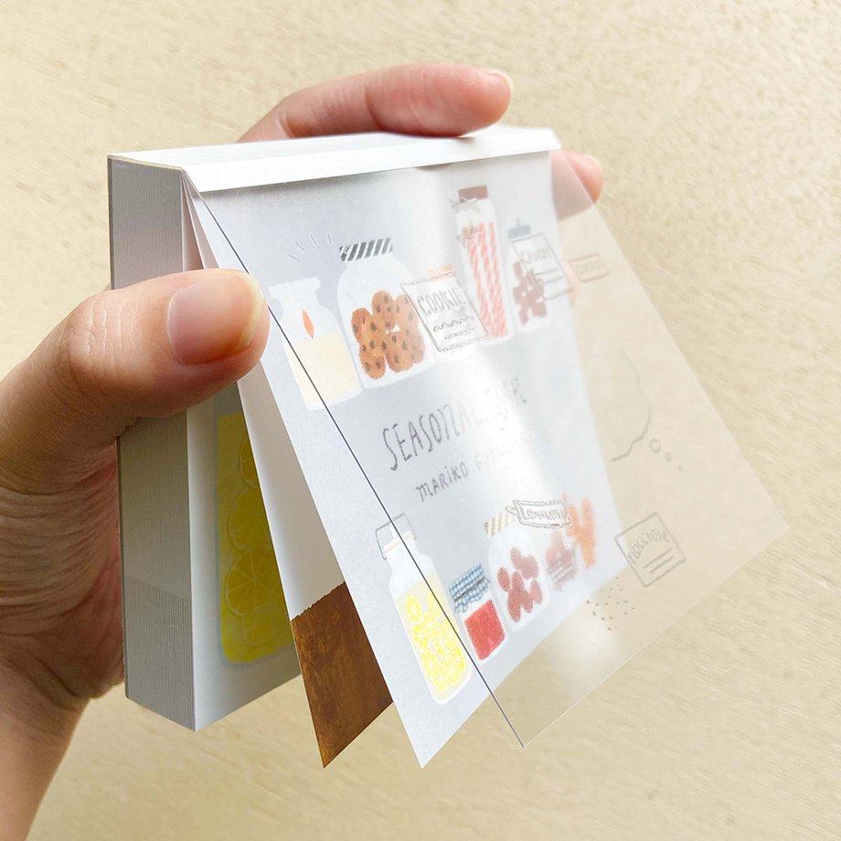 Mariko Fukuoka Block Memo - SEASONAL JAR - cozyca products - Default Title by Techo Treats Stationery