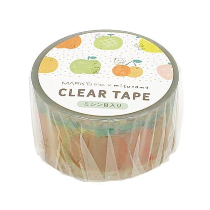 MARK’S mizutama Clear Masking Tape - Fruit - Default Title by Techo Treats Stationery