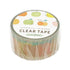 MARK’S mizutama Clear Masking Tape - Fruit - Default Title by Techo Treats Stationery
