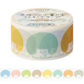 MARK’S mizutama maste Masking Tape - Square - C - Okappa-chan by Techo Treats Stationery