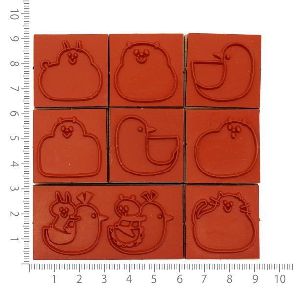 MARK’S mizutama Rubber Stamp Set - Animal - Default Title by Techo Treats Stationery