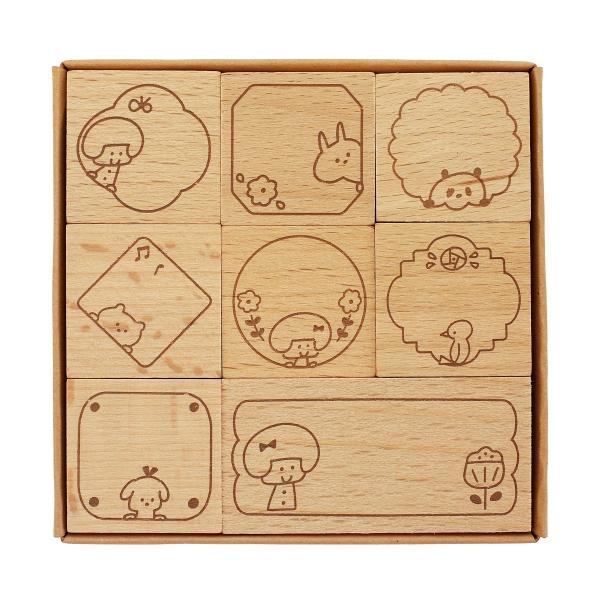 MARK’S mizutama Rubber Stamp Set - Frame - Default Title by Techo Treats Stationery
