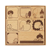 MARK’S mizutama Rubber Stamp Set - Pattern - Default Title by Techo Treats Stationery