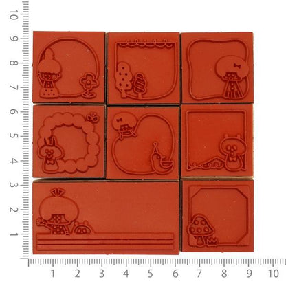 MARK’S mizutama Rubber Stamp Set - Pattern - Default Title by Techo Treats Stationery