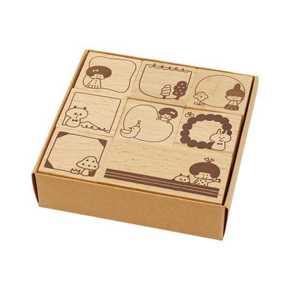 MARK’S mizutama Rubber Stamp Set - Pattern - Default Title by Techo Treats Stationery