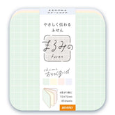 Marumi Sticky Notes L - Ochitsuku GRID - Techo Treats