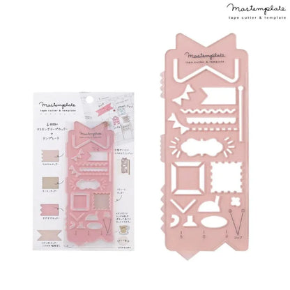 Mastemplate tape cutter &amp; template - Ribbon - Kutsuwa - Default Title by Techo Treats Stationery