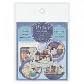 Mattari Animals Flake Stickers (Day) - Penguin - NB Co - Default Title by Techo Treats Stationery