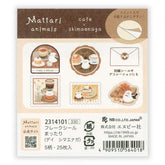 Mattari Animals Flake Stickers (Day) - Shimaenaga Long-tailed Tit - NB Co - Default Title by Techo Treats Stationery