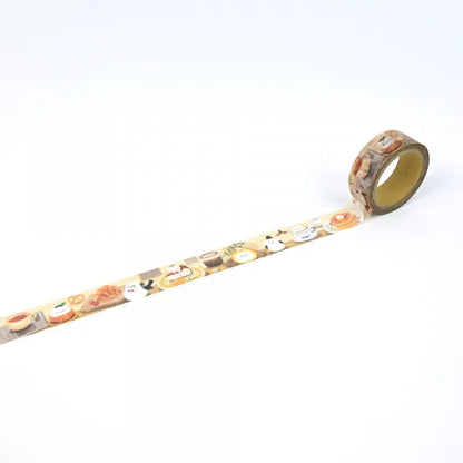Mattari Animals Masking Tape - Shimaenaga Long-tailed Tit - NB Co - Default Title by Techo Treats Stationery