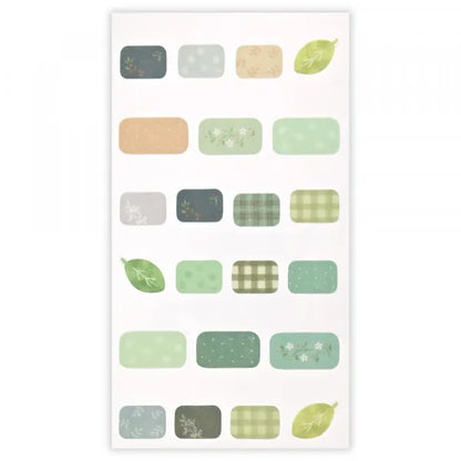 Mattari Animals Sticker Sheet (Night) - Flying Squirrel - NB Co - Default Title by Techo Treats Stationery