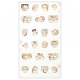 Mattari Animals Sticker Sheet (Night) - Flying Squirrel - NB Co - Default Title by Techo Treats Stationery