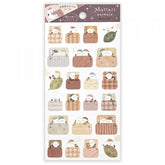 Mattari Animals Sticker Sheet (Night) - Shimaenaga Long-tailed Tit - NB Co - Default Title by Techo Treats Stationery