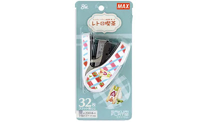 MAX Retro Cafe Stapler (32-sheet Capacity) - Fruit Sandwich - Default Title by Techo Treats Stationery