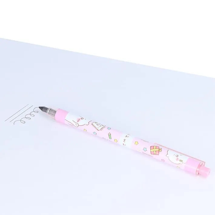 metacil light knock Metal Pencil - Chiikawa (Pink) - Sun-Star Stationery - Default Title by Techo Treats Stationery