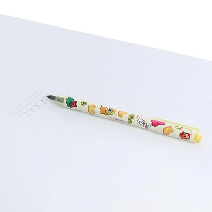 metacil light knock Metal Pencil - Tabekko Animal (Yellow) - Techo Treats