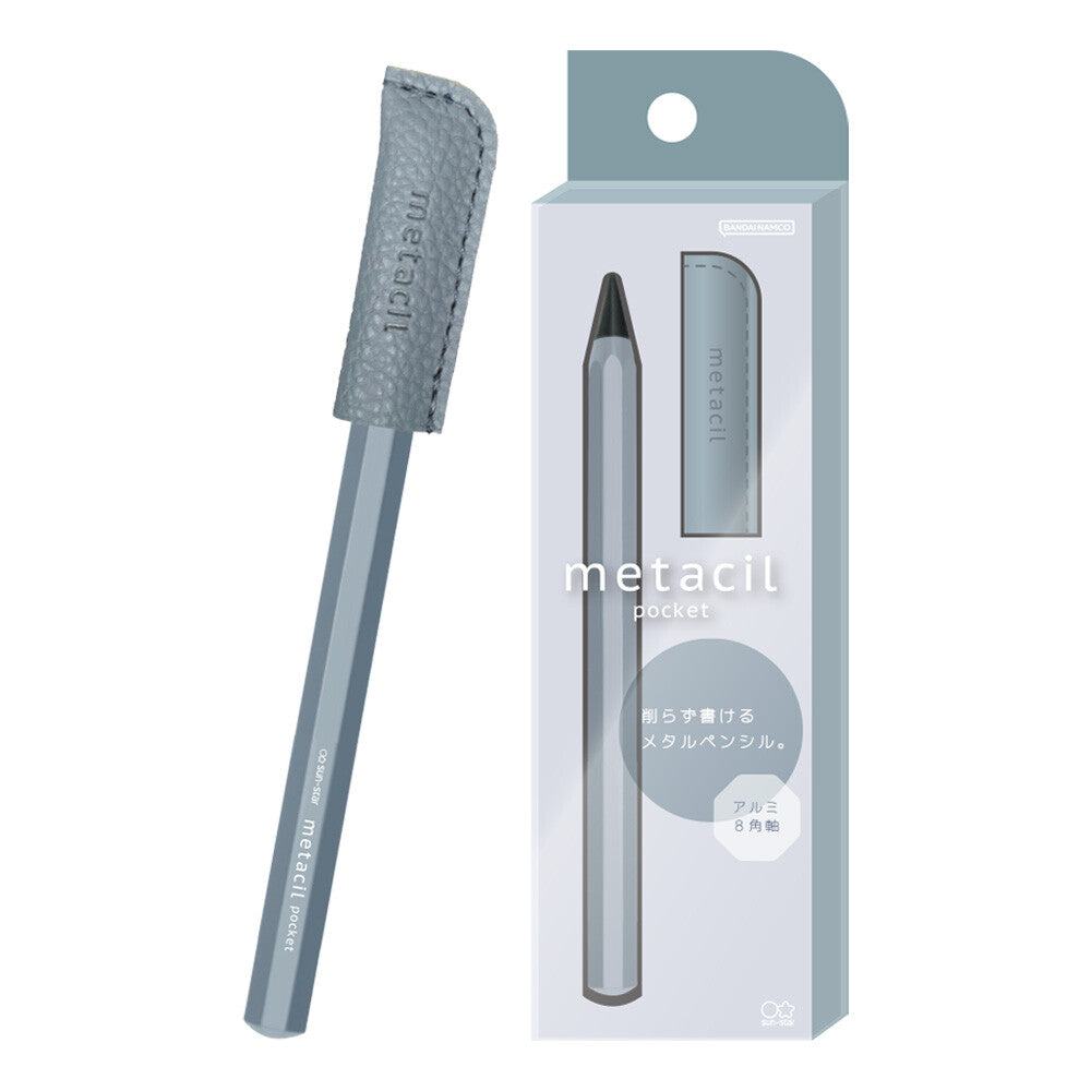 metacil pocket Metal Pencil - Blue - Techo Treats