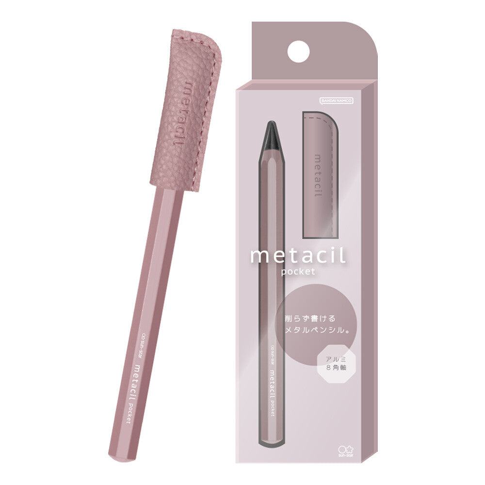 metacil pocket Metal Pencil - Pink - Techo Treats