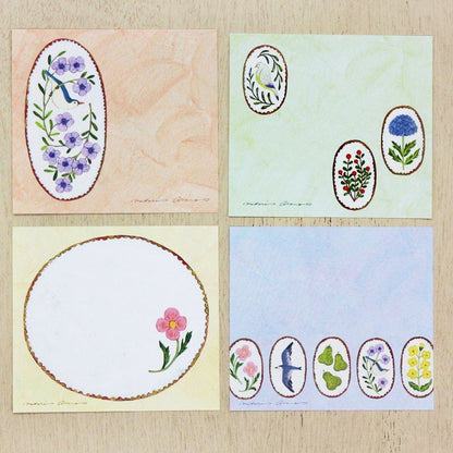 Midori Asano Block Memo - birds song - cozyca products - Default Title by Techo Treats Stationery