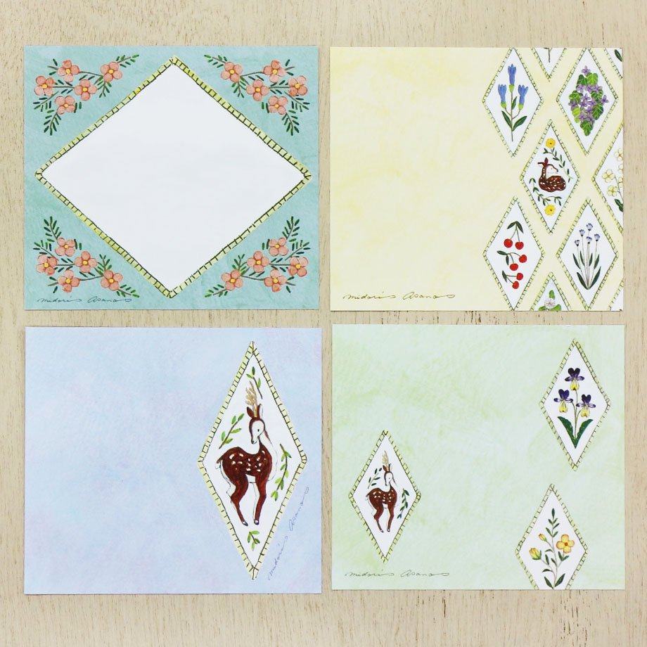 Midori Asano Block Memo - deer dream - cozyca products - Default Title by Techo Treats Stationery