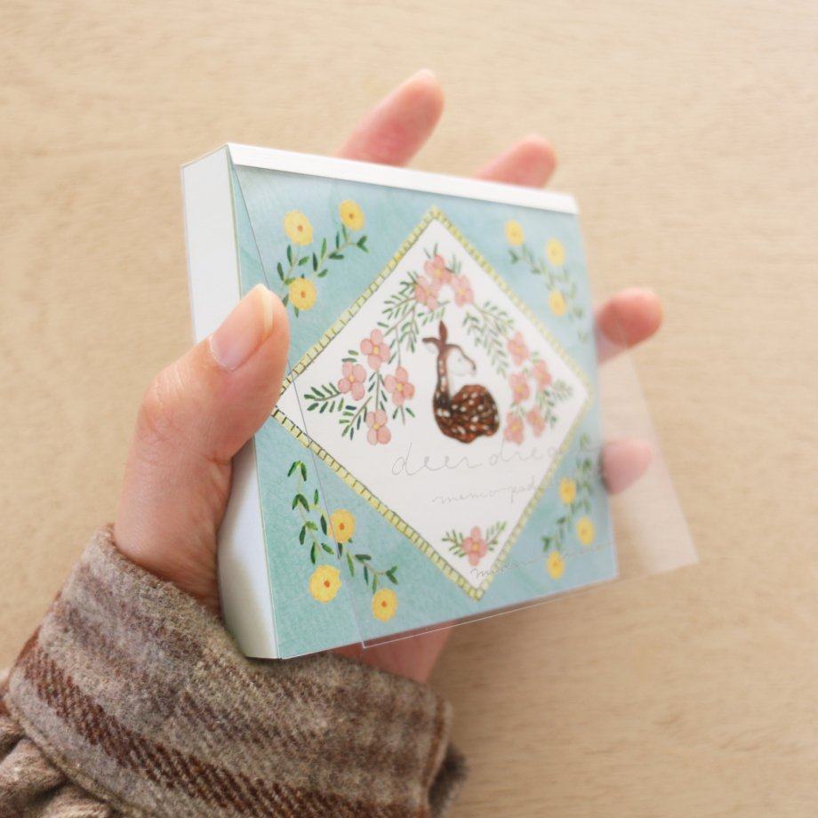 Midori Asano Block Memo - deer dream - cozyca products - Default Title by Techo Treats Stationery