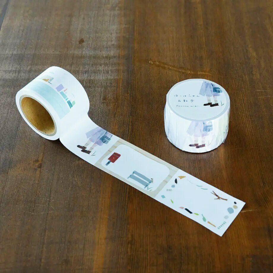 Miki Tamura Roll Sticky Notes - A Walk - TEGAMISHA - Default Title by Techo Treats Stationery