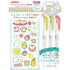 Mildliner Brush x ocha Stencil Limited Set - Warm and Cheerful Piyo - Techo Treats