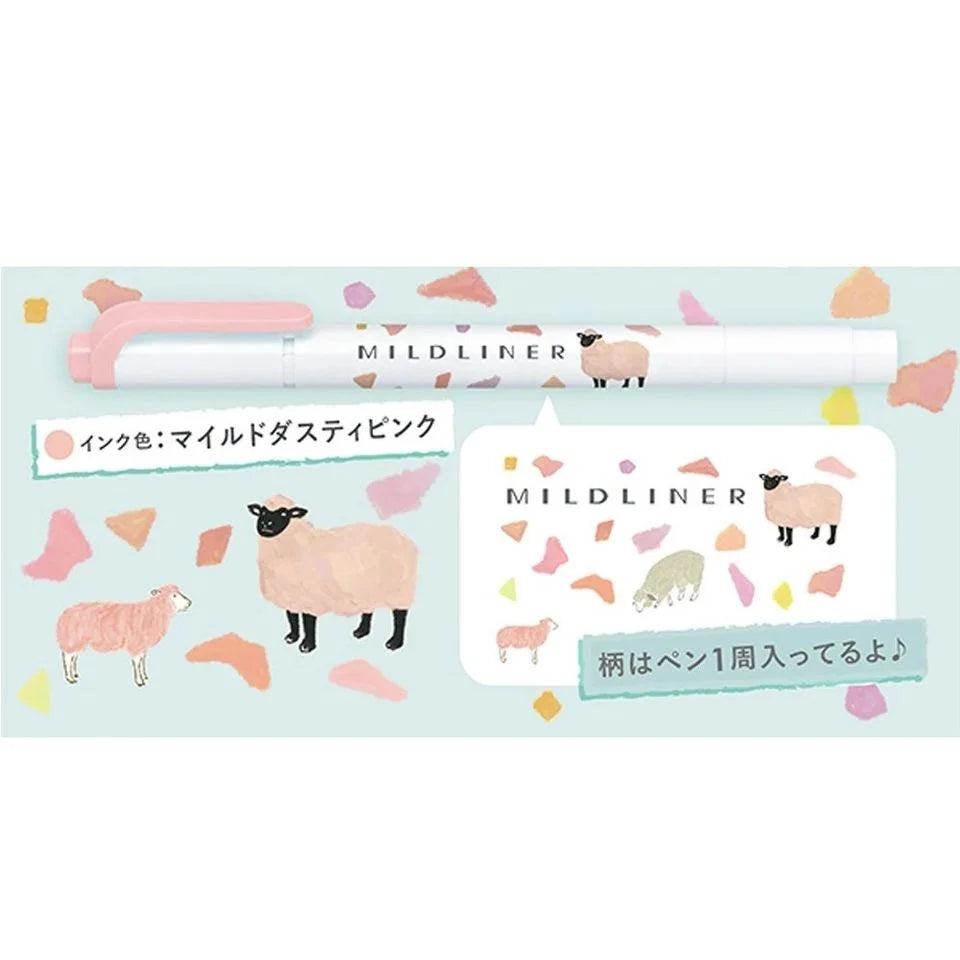 ZEBRA MILDLINER Highlighter - Limited Animal Pattern (10 colors)