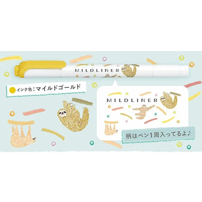 ZEBRA MILDLINER Highlighter - Limited Animal Pattern (10 colors)
