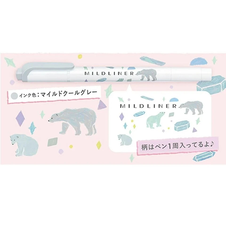 ZEBRA MILDLINER Highlighter - Limited Animal Pattern (10 colors)