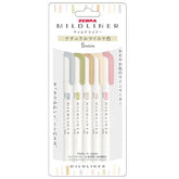 Mildliner Natural Mild 5 Color Set - Techo Treats