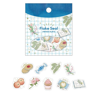 MILINA Flake Seal - Blue - Papier Platz - Default Title by Techo Treats Stationery