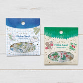 MILINA Flake Seal - Blue - Papier Platz - Default Title by Techo Treats Stationery