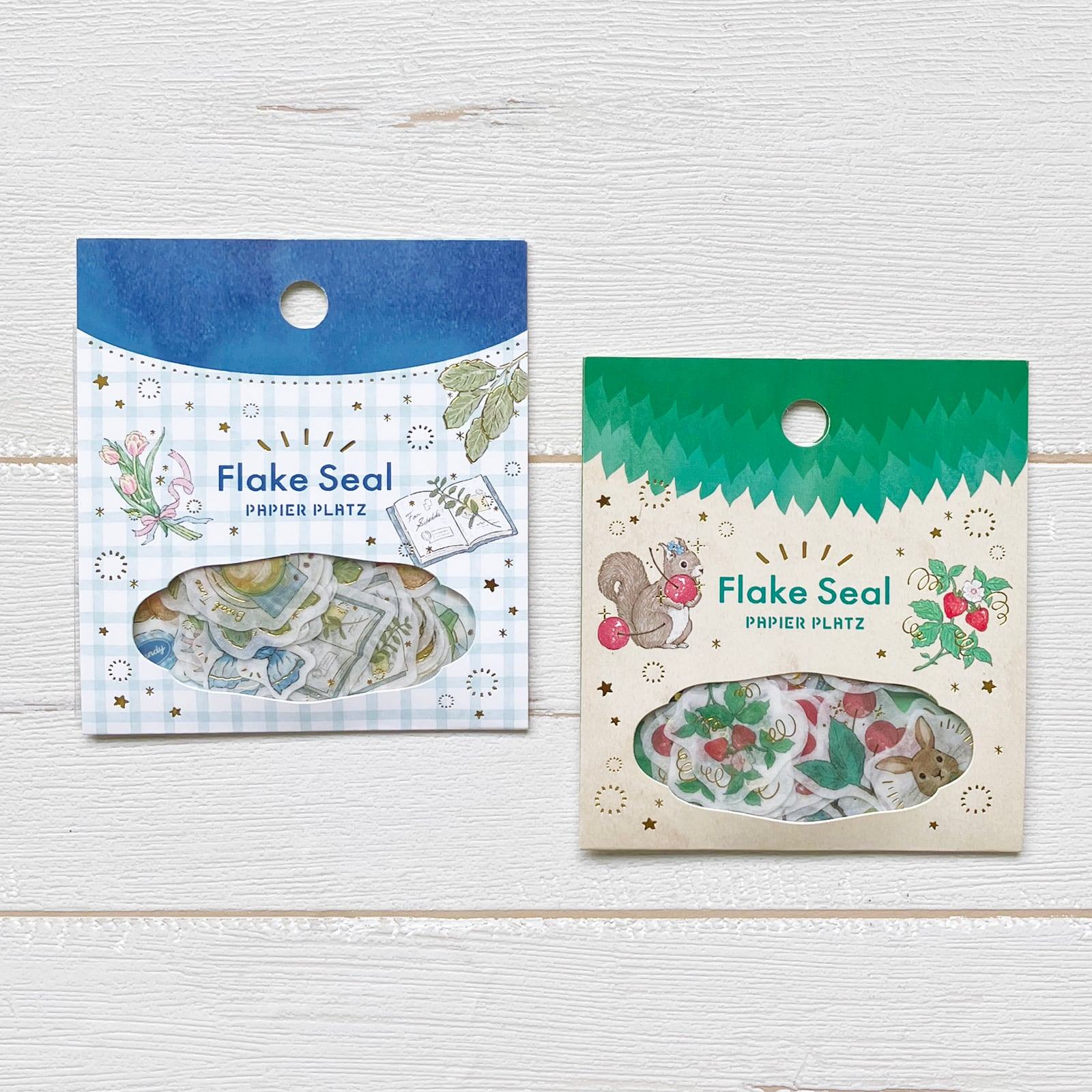 MILINA Flake Seal - Blue - Papier Platz - Default Title by Techo Treats Stationery