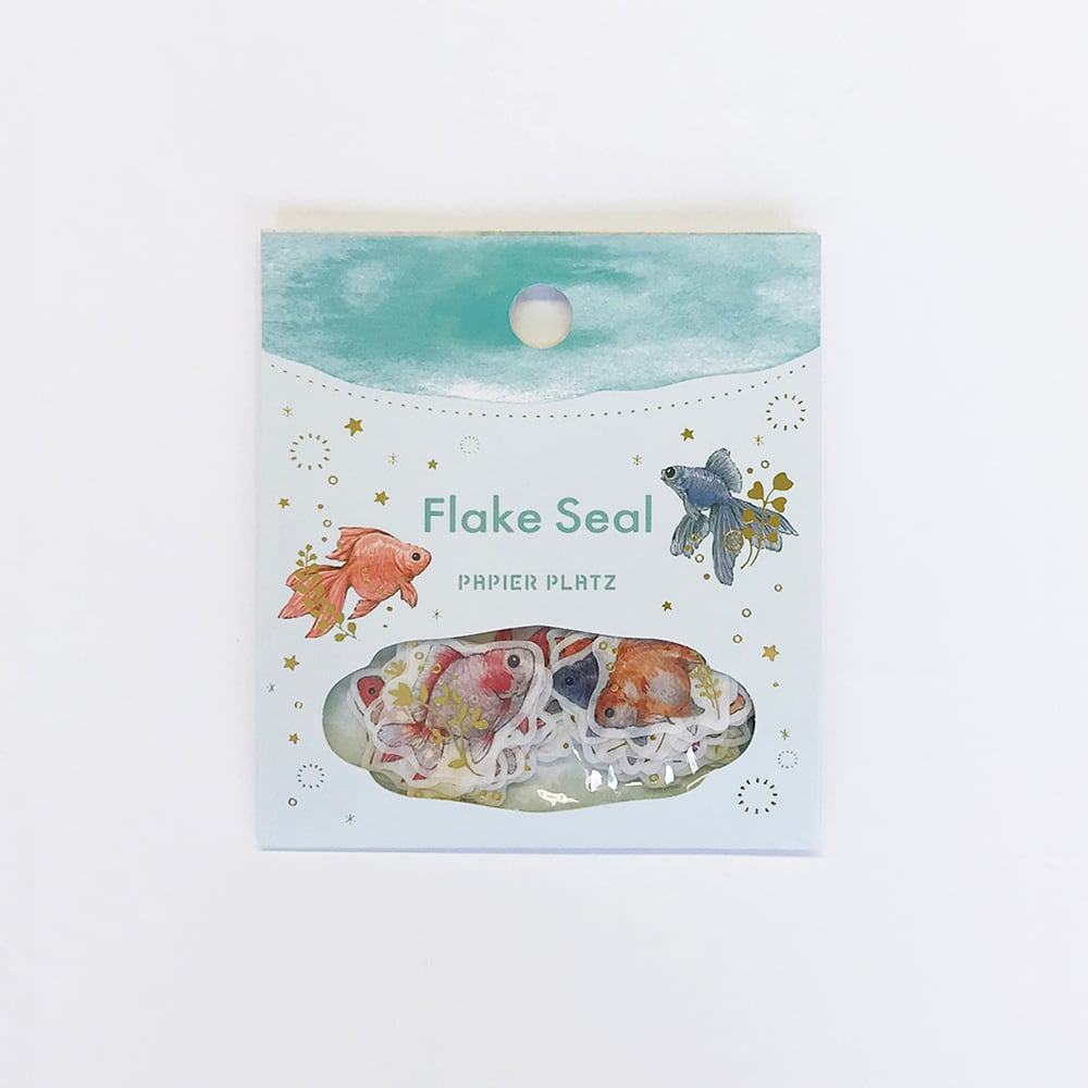 MILINA Flake Stickers - Goldfish - Techo Treats